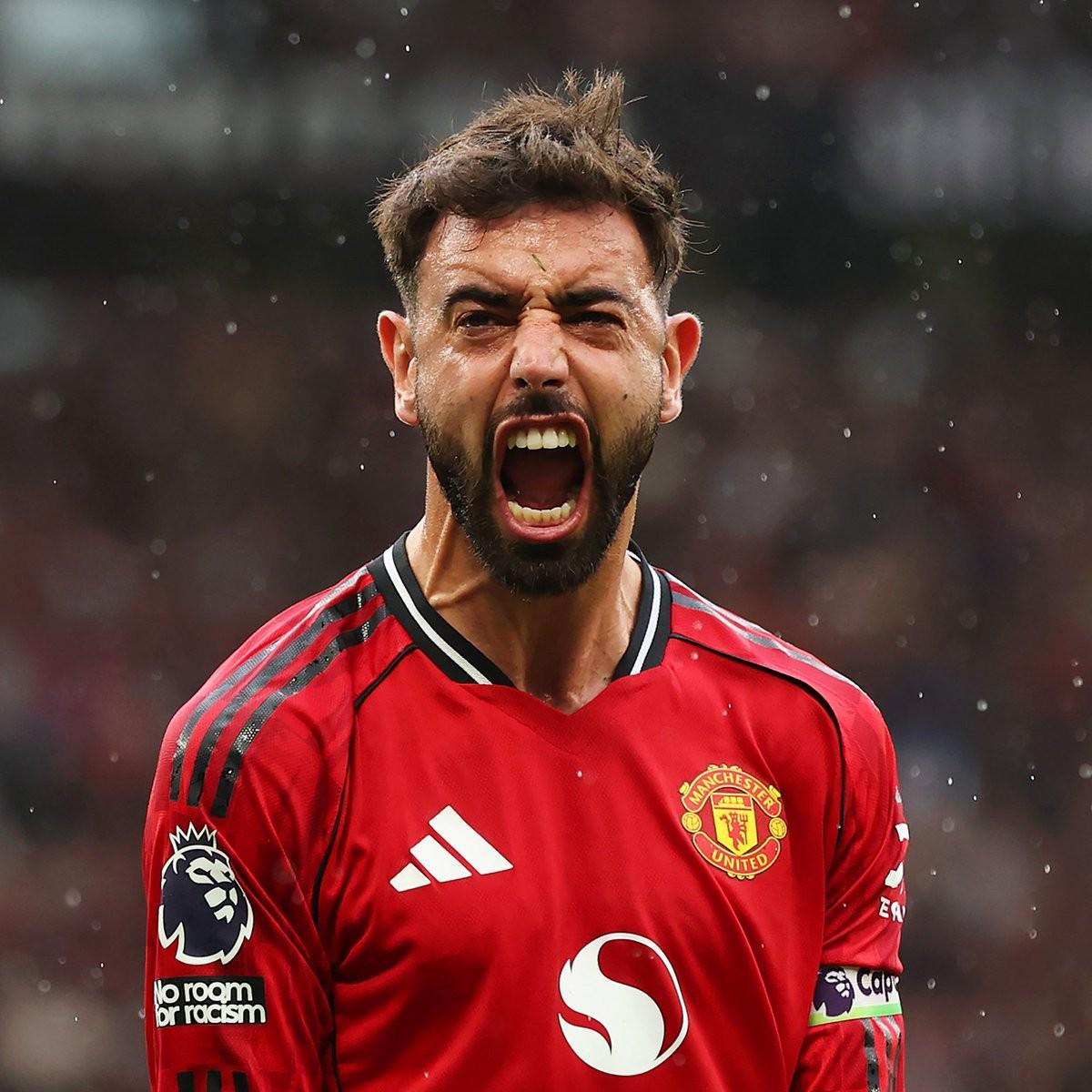 96分10秒，B费打入有统计以来曼联英超主场第二晚制胜球